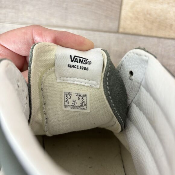 Vans Sk8 Hi Forest Green Suede HT Sneakers Skateboard Mens Sz 8 Athletic Preppy main image 5